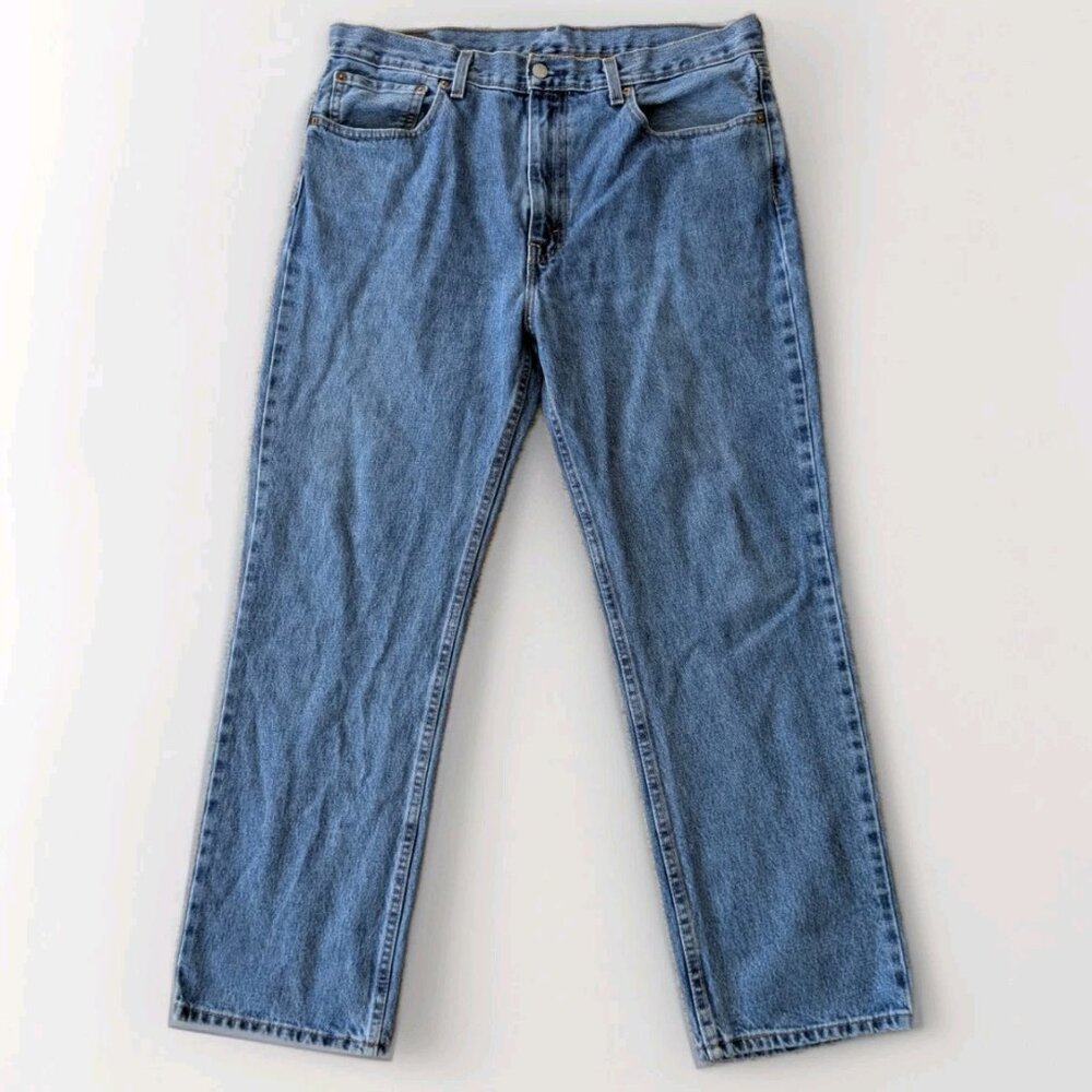Levi’s 516 Men’s Jeans W38 L30 Straight Fit Blue Denim Zipper Fly 38x30 Classic